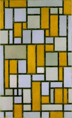 Composition with Grey and Light Brown (1918)