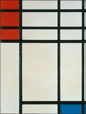 Composition with Red and Blue (1941)