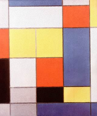 Composition with Red, Blue and Yellowish-Green (1920)